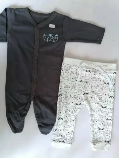 Wholesale Newborn Clothing 100% Cotton Baby Boy Romper