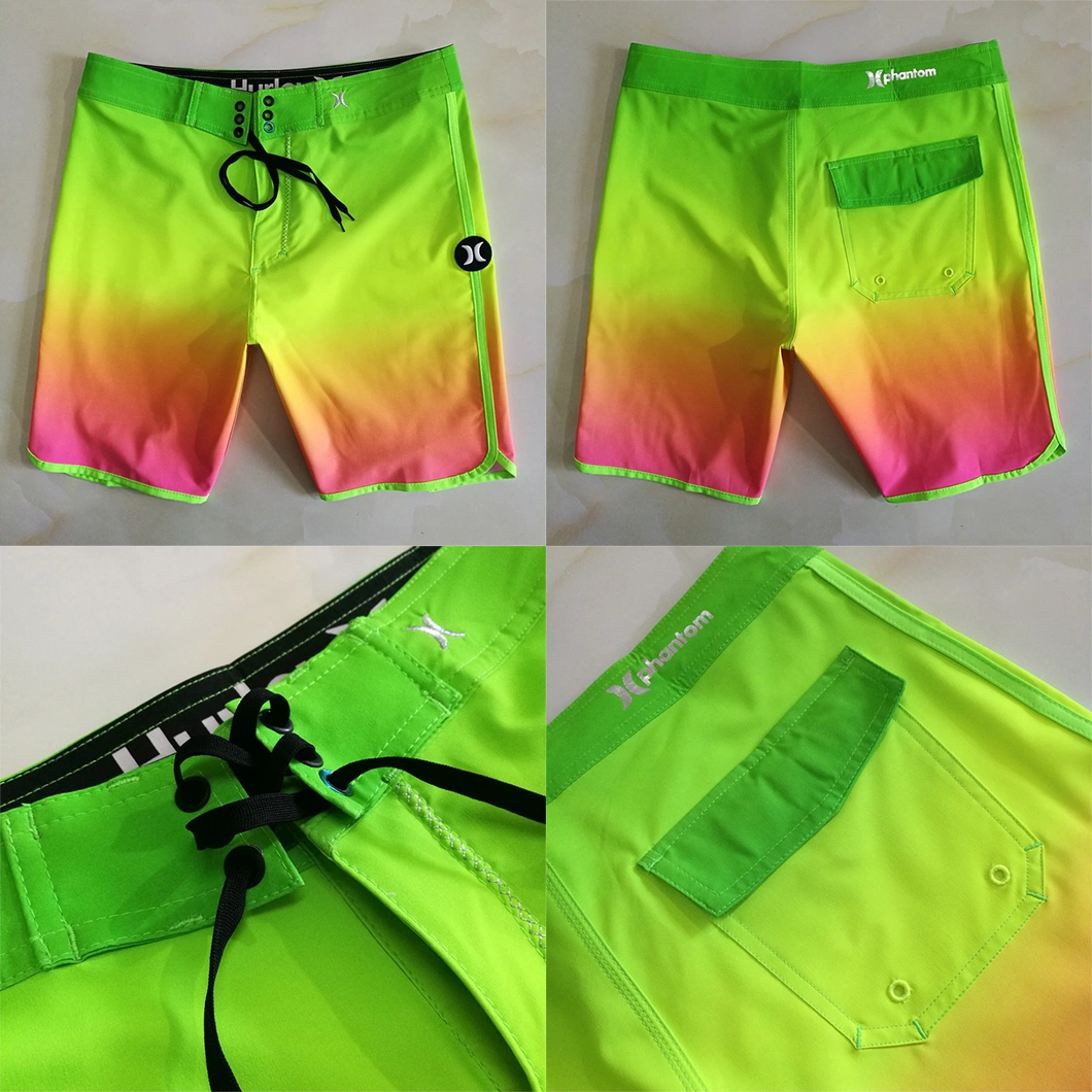 OEM Eco Friendly Men′s Swim Beach Trunks Recycled Board Shorts for Boys